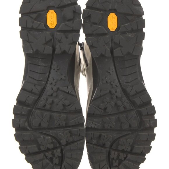 Stella McCartney Ivory Vegan Leather Trace Combat Boot Lace Rubber Lug Sole Sz 9 - Picture 5 of 10